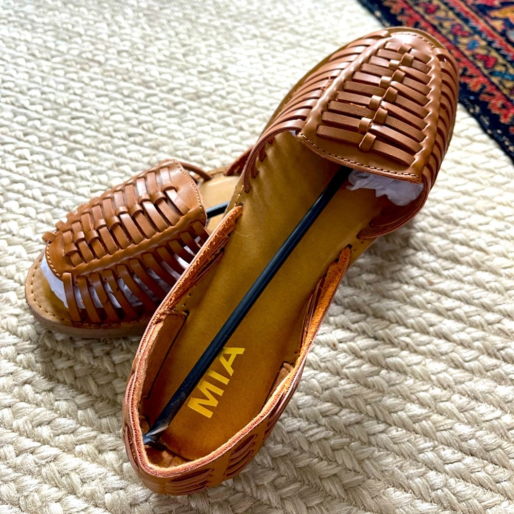 MIA Brown Huarache Sandal Sz.6.5